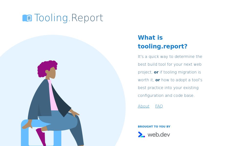 Screenshot of tooling.report